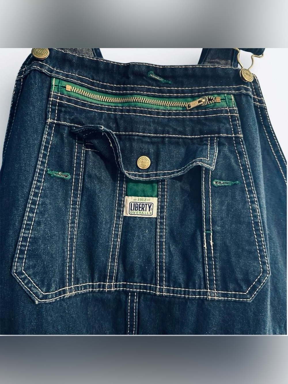 44 x 30 Liberty Bib Overalls Jeans